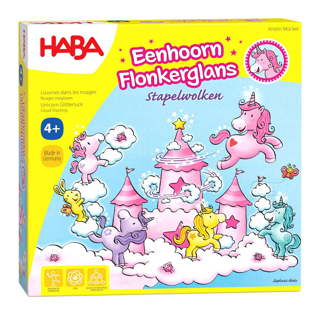 Haba Bordspel Eenhoorn Flonkerglans - Stapelwolken