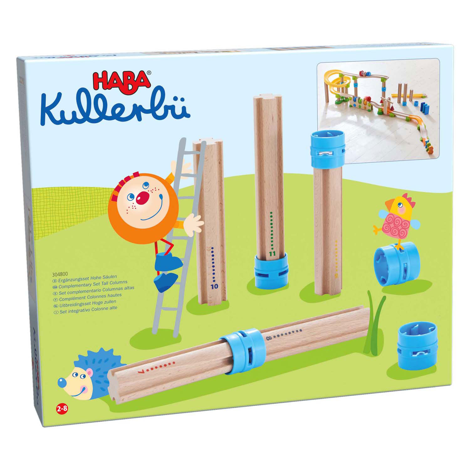 Haba Kullerbu Houten Knikkerbaan Uitbreidingsset Hoge Zuilen