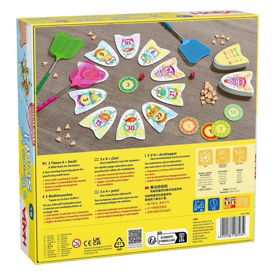 Haba 3 mal 4 ist Swat Mathespiel