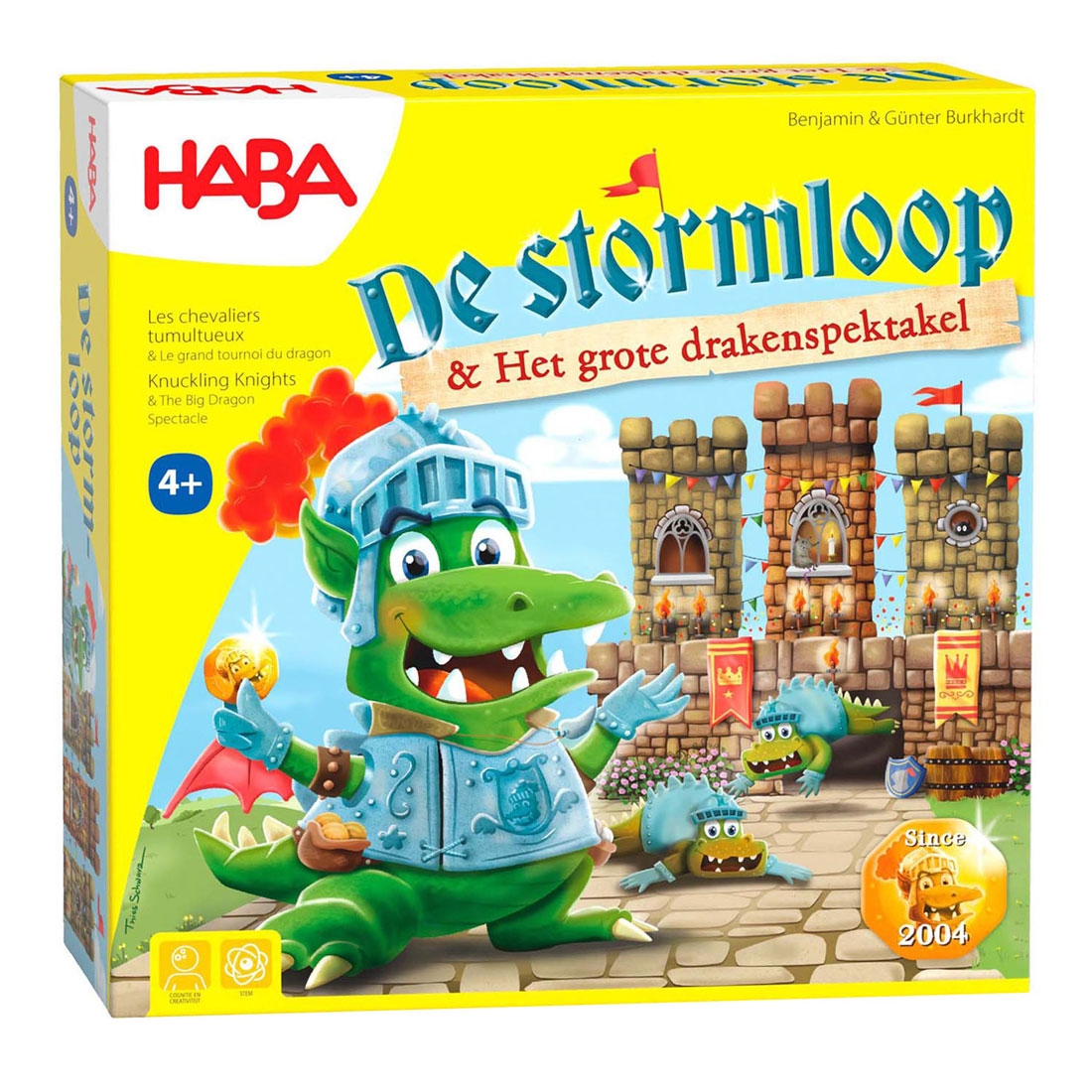 Haba De Stormloop en Het Grote Drakenspektakel Bordspel