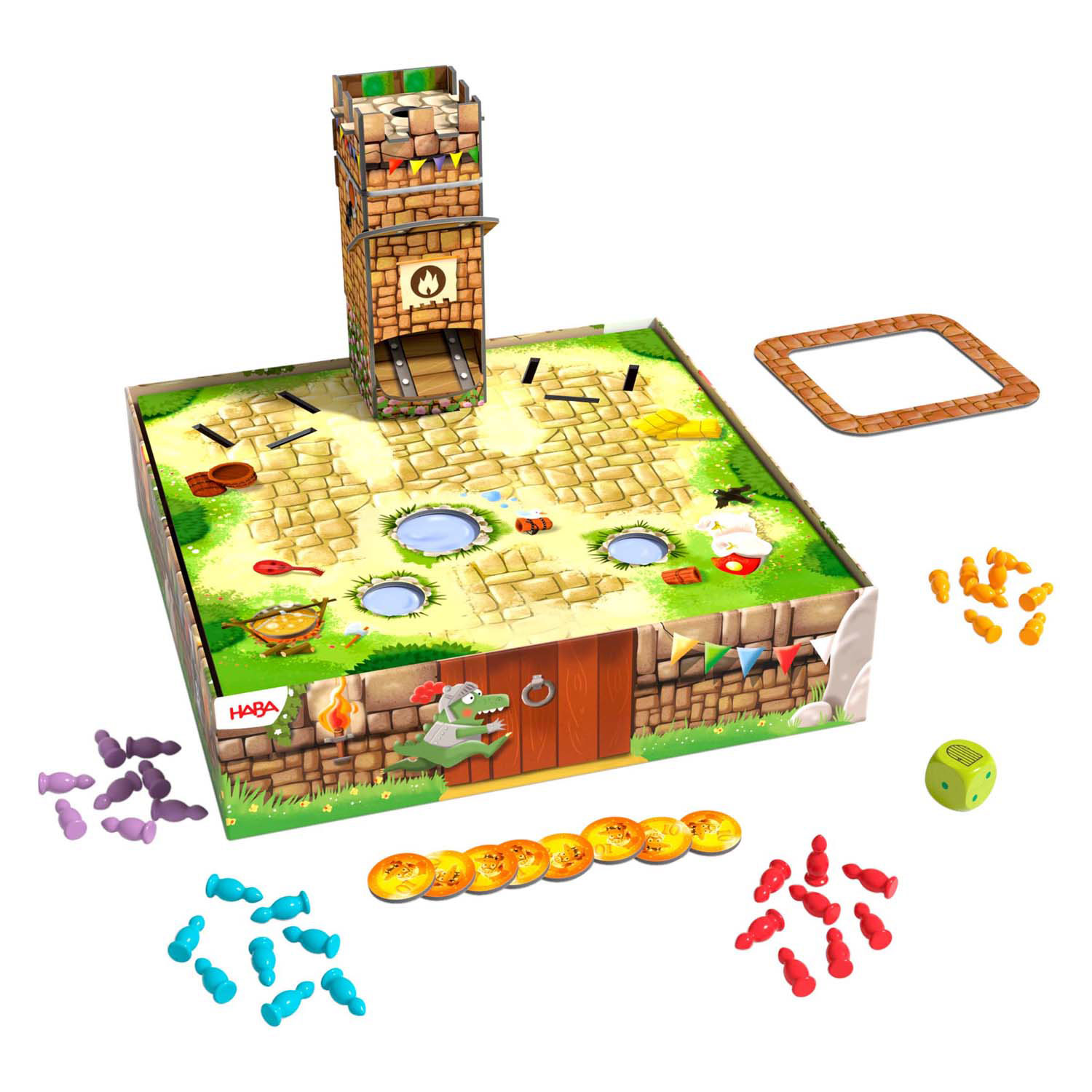 Haba De Stormloop en Het Grote Drakenspektakel Bordspel