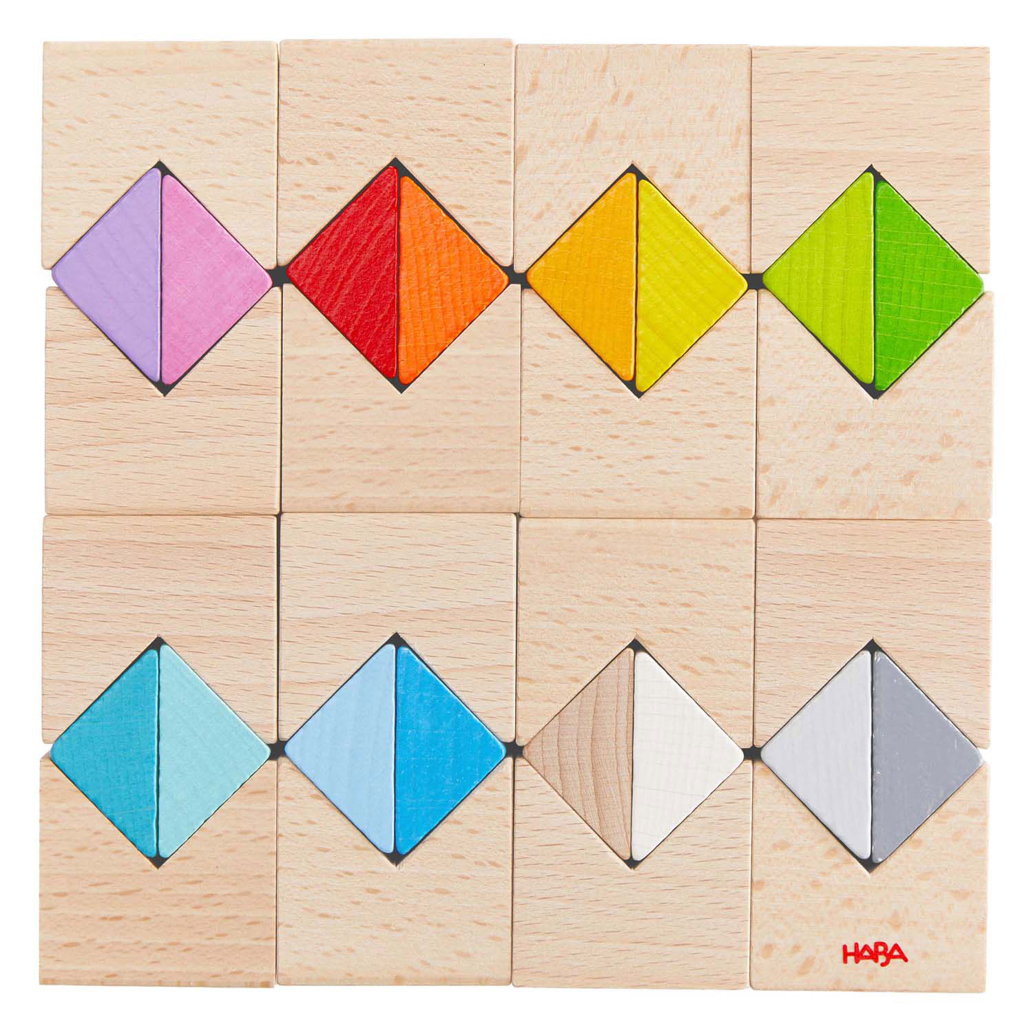 Haba Creatieve Houten Bouwstenen Regenboogkleuren
