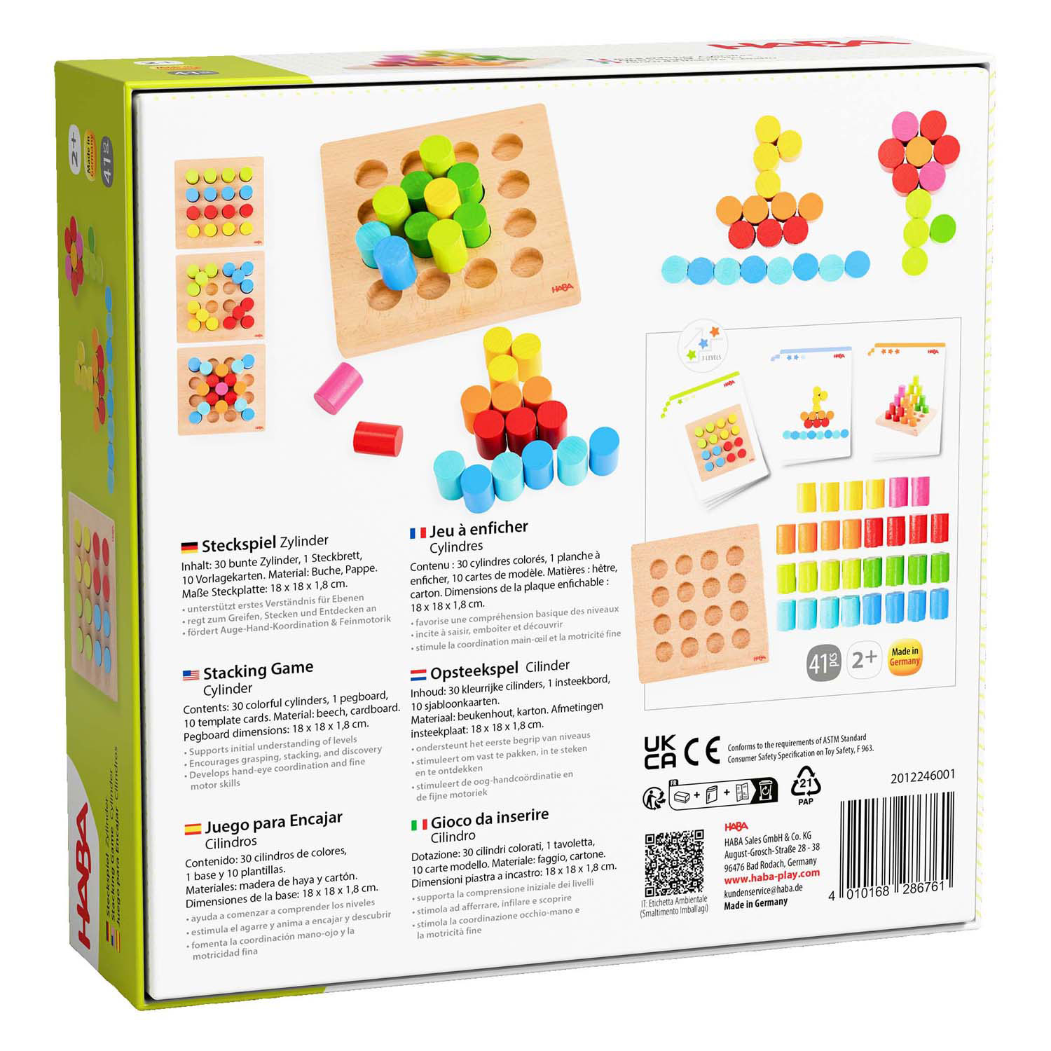Haba Holzsteckspiel Zylinder