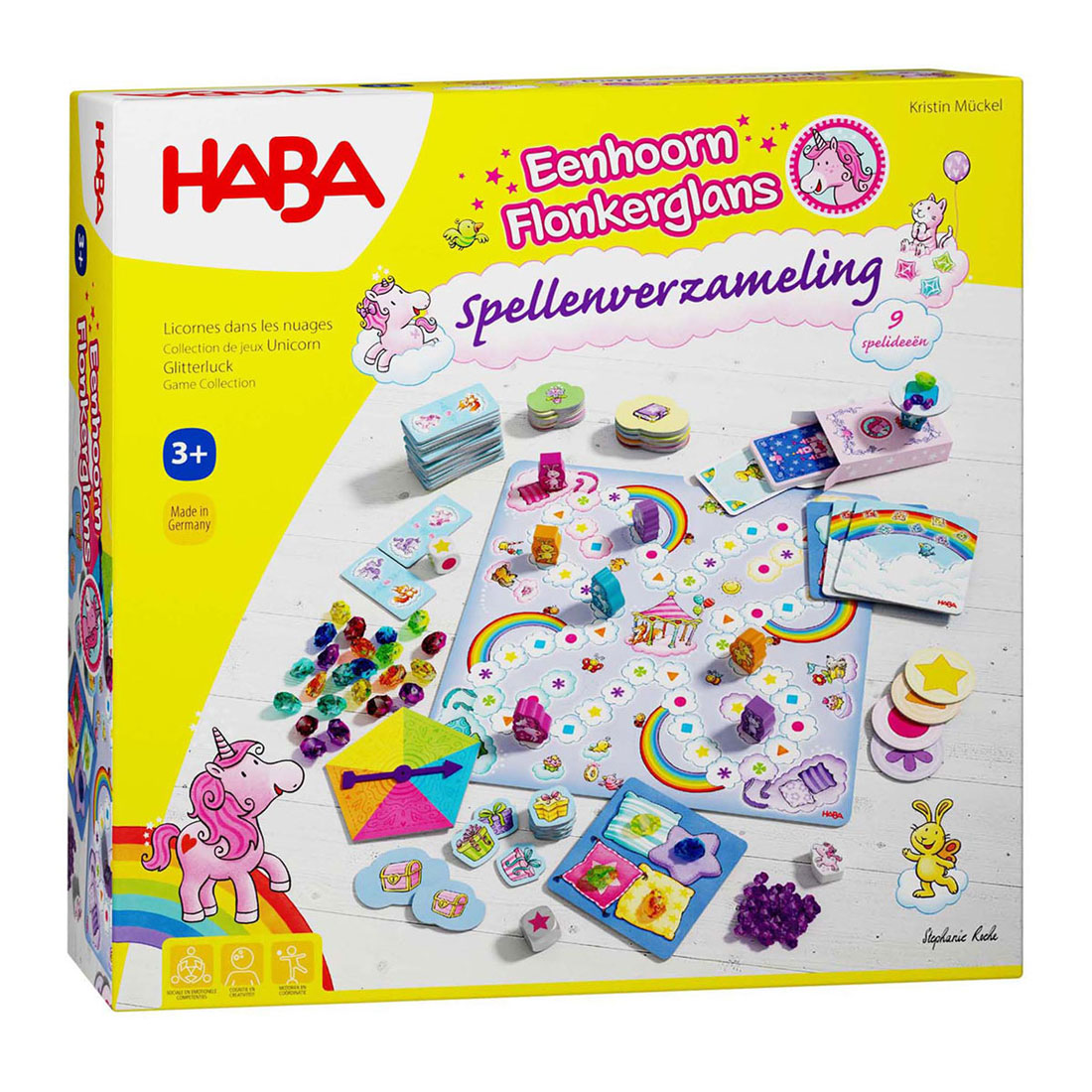 Haba Eenhoorn Flonkerglans Spellenverzameling