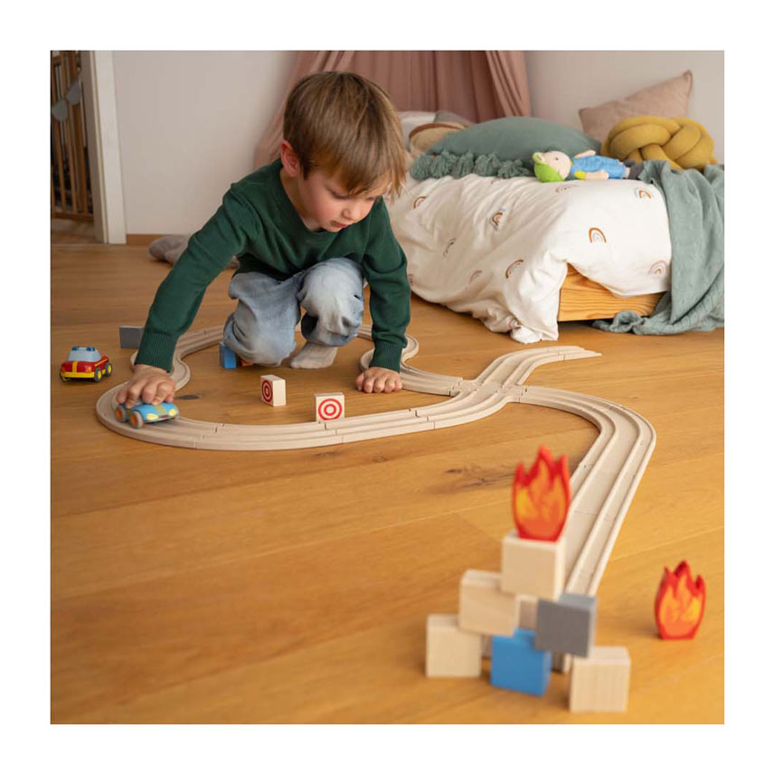Haba Kullerbü Holz-Kugelbahn Meine erste Rennstrecke