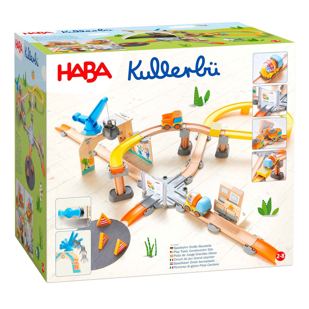 Haba Kullerbü Holz-Kugelbahn Spielbahn Große Baustelle