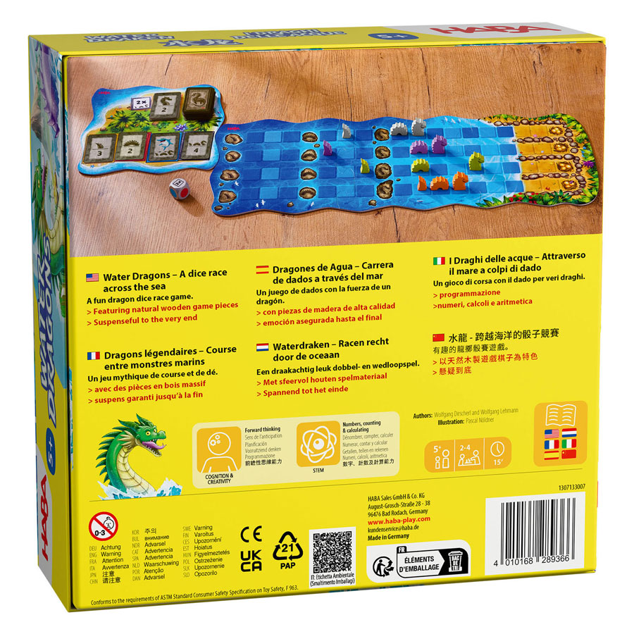 Haba Waterdraken Dobbelspel