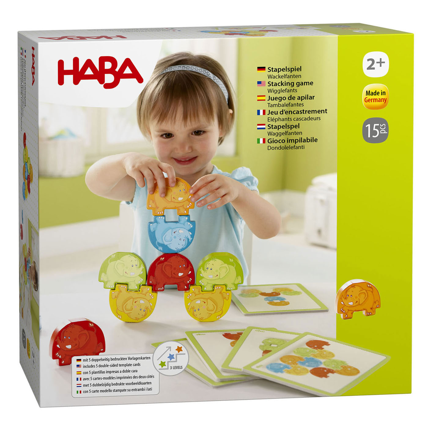 Haba Stapelspel Waggelfanten