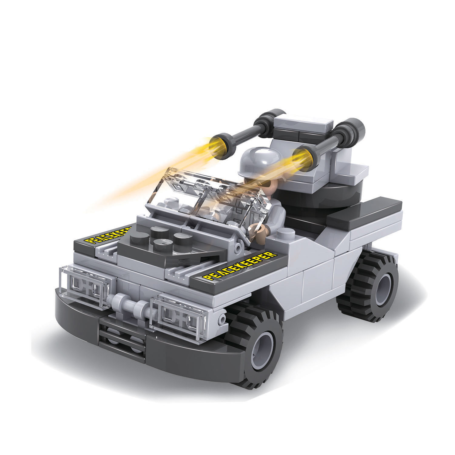 COGO - Army Peacekeeper - Jeep, 3in1