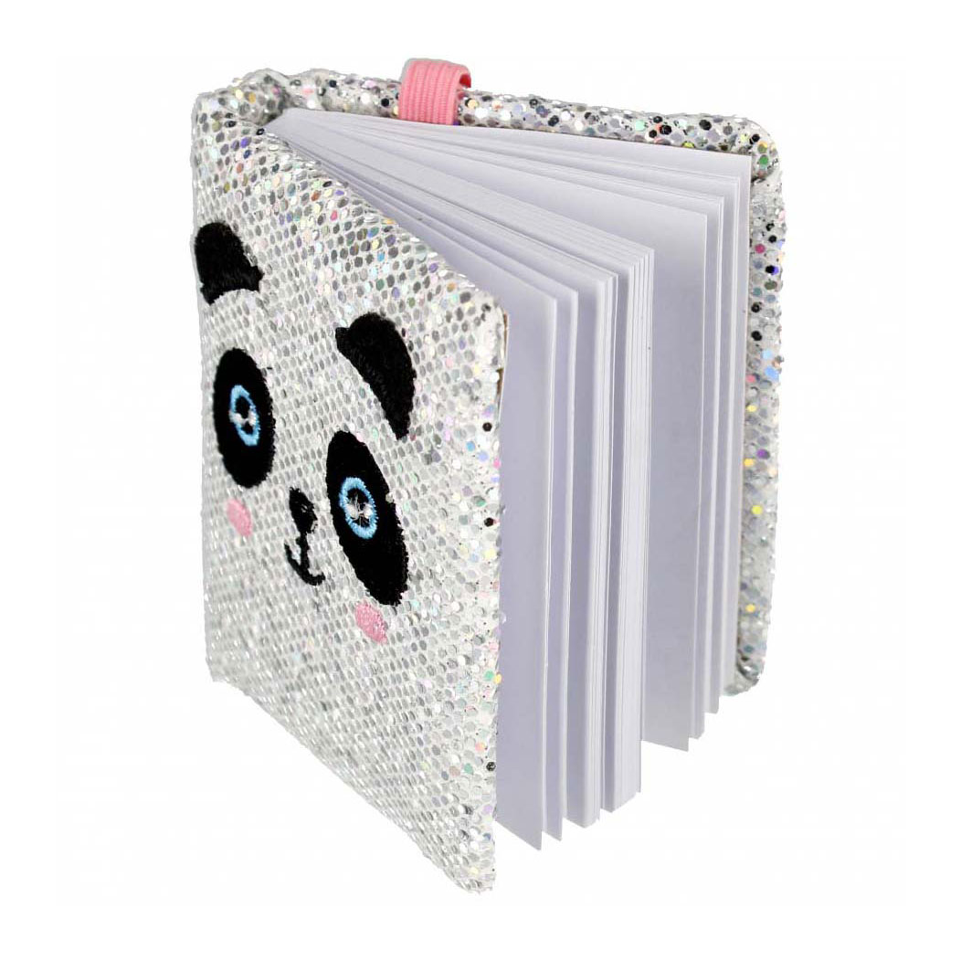 Schlüsselanhänger-Notizbuch Panda