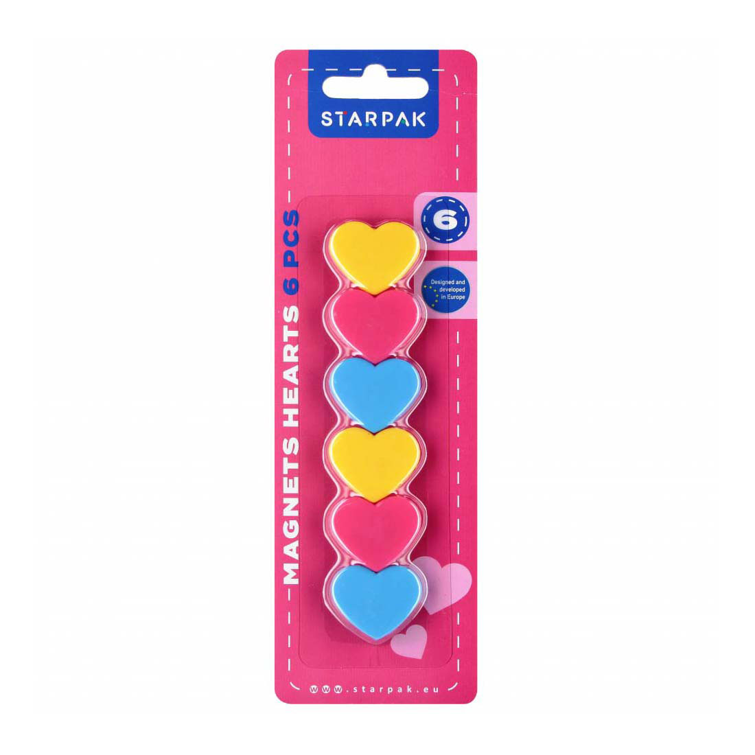Magnete Herz, 6 Stk.