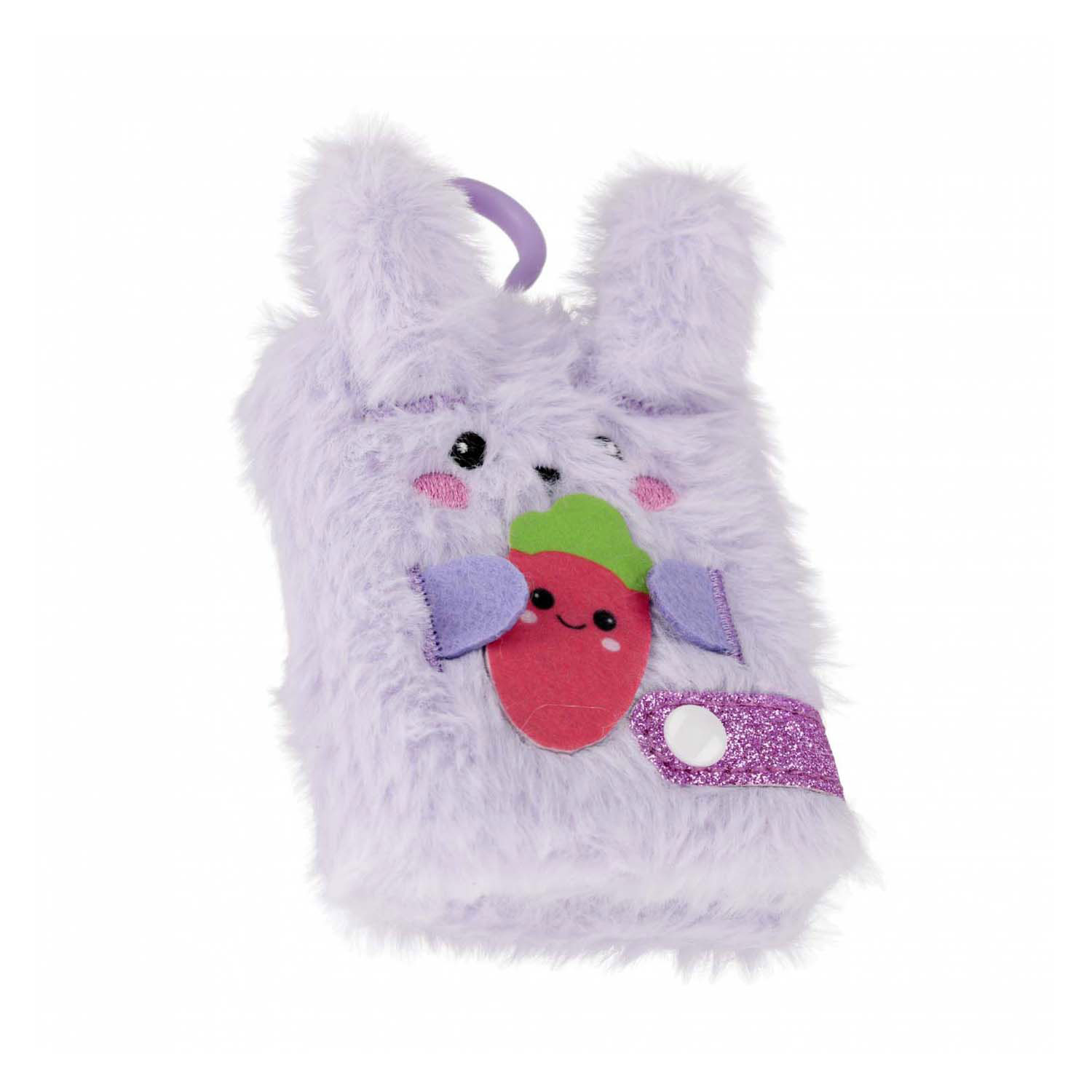 Porte-clés en peluche Carnet Lapin