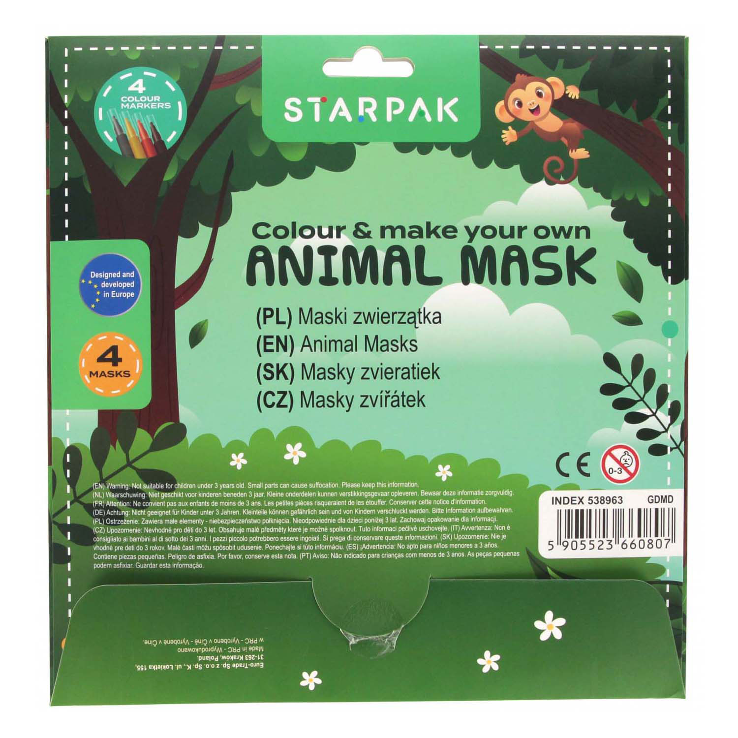 Dieren Masker Set