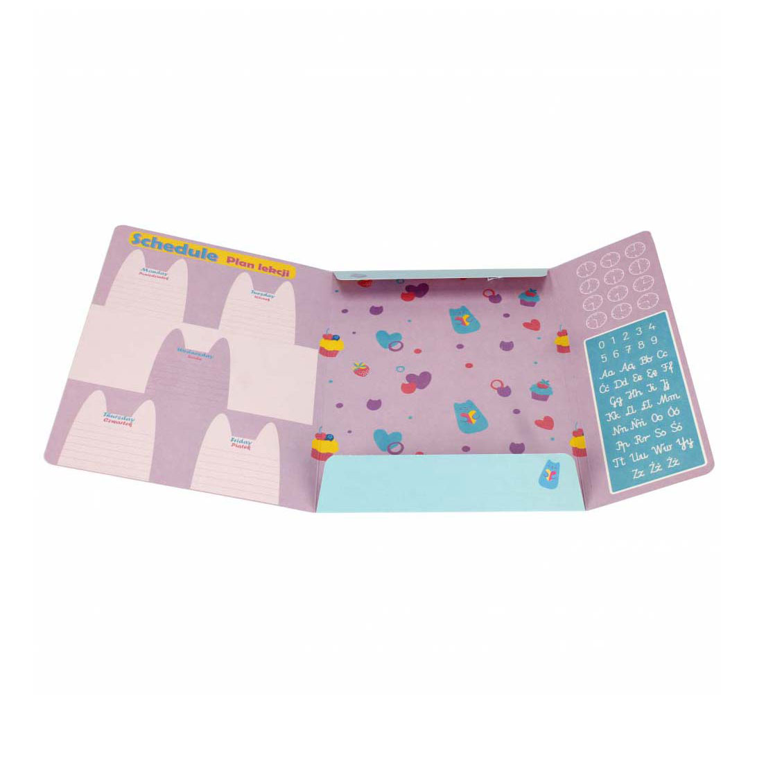 Carte avec élastique A4 Gabby et la maison magique