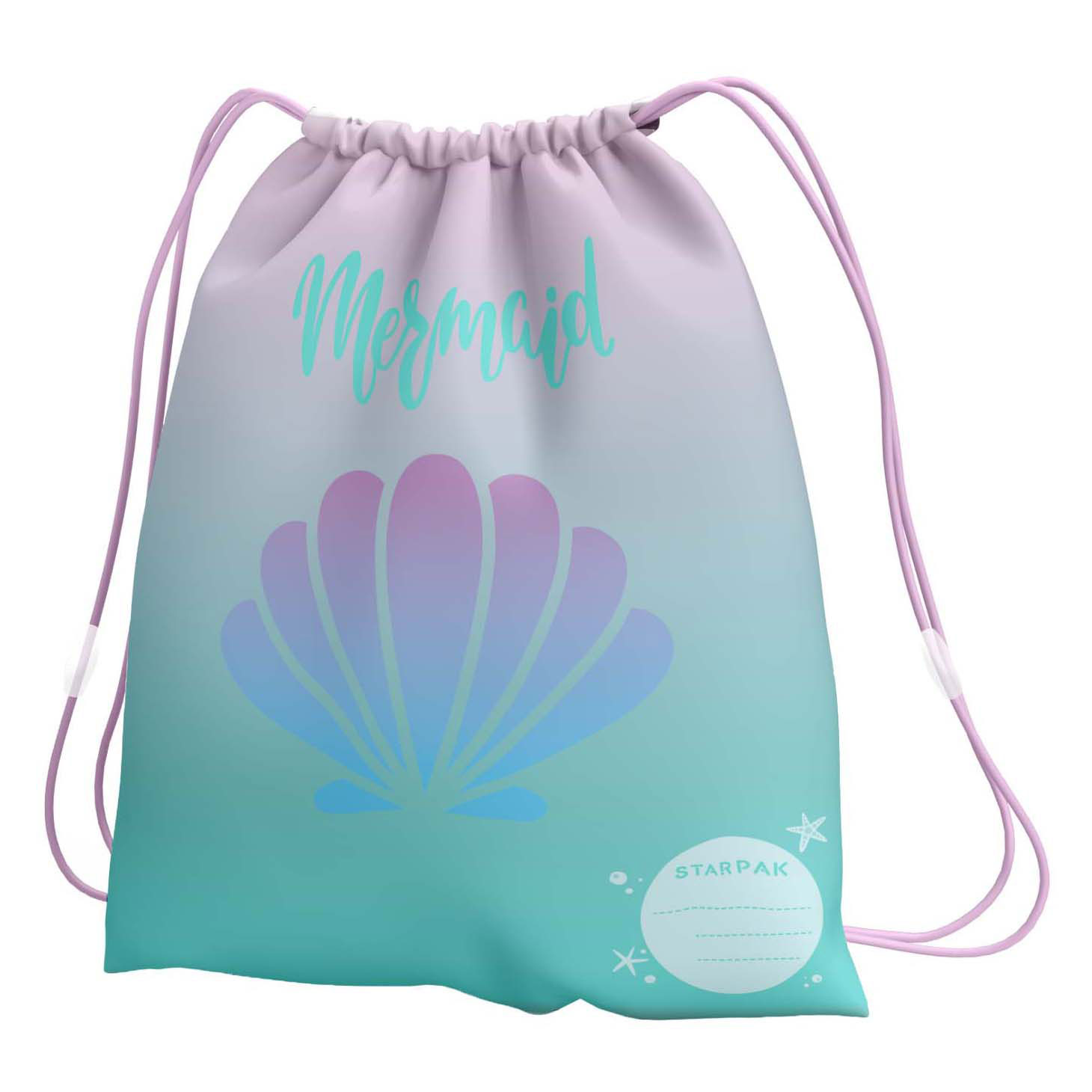 Turnbeutel Shell Blau