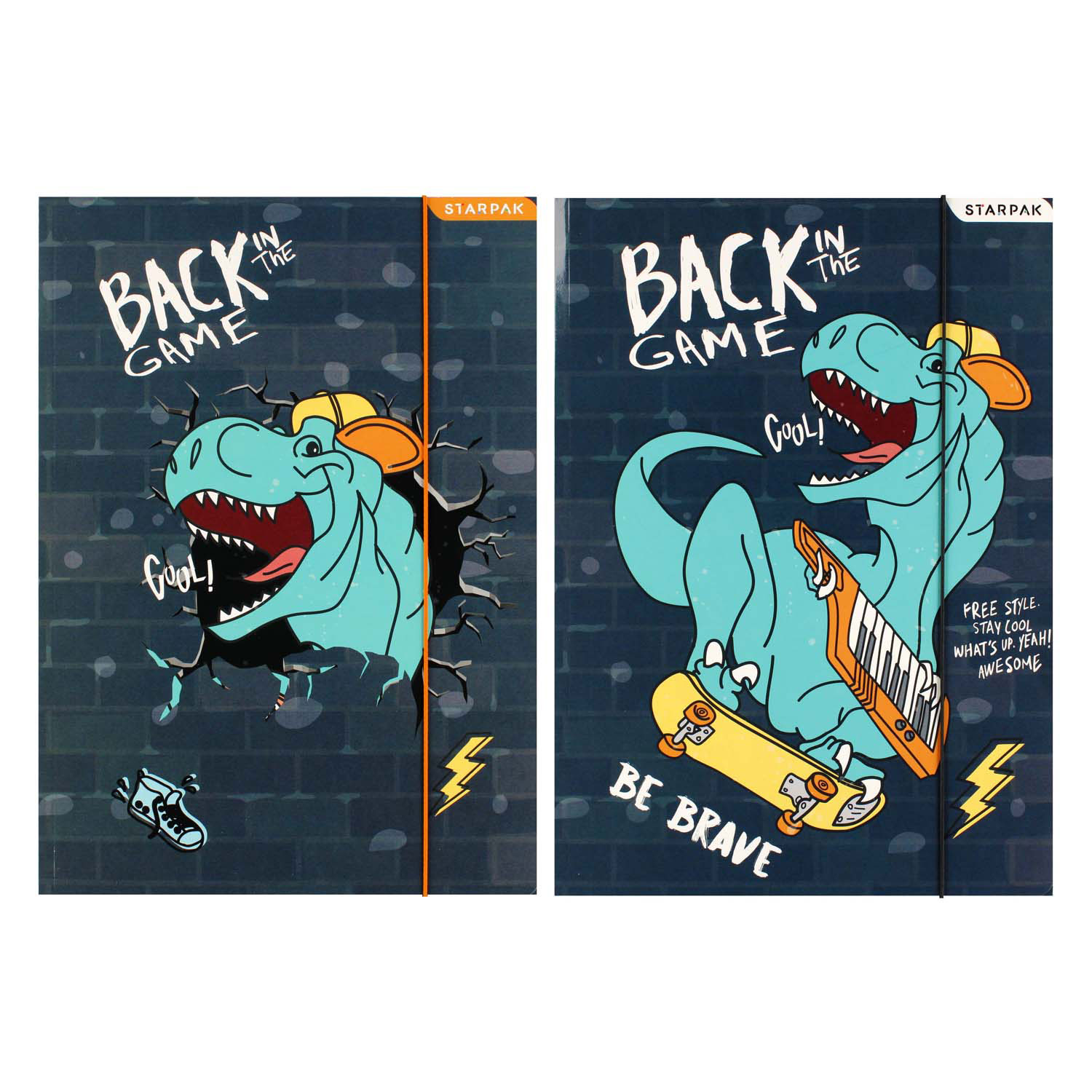 Chemise avec élastique A4 Skate Dino