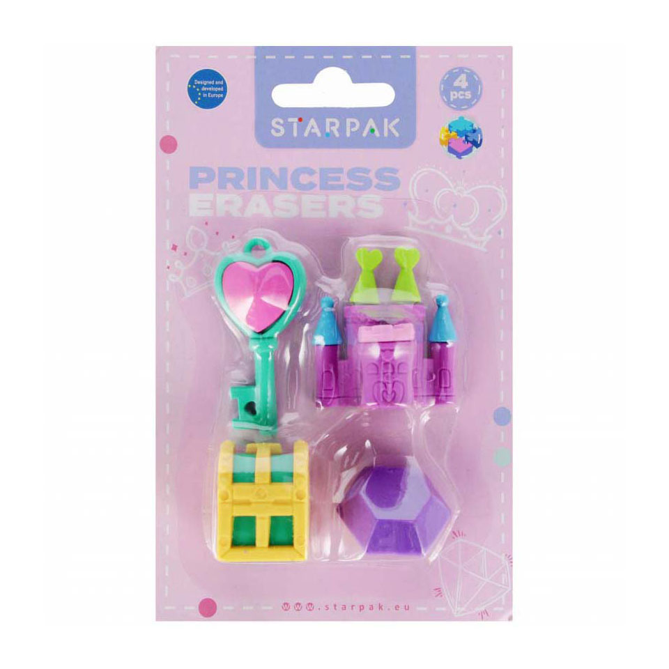 Puzzle 3D Princesse en gomme, 4 pièces.
