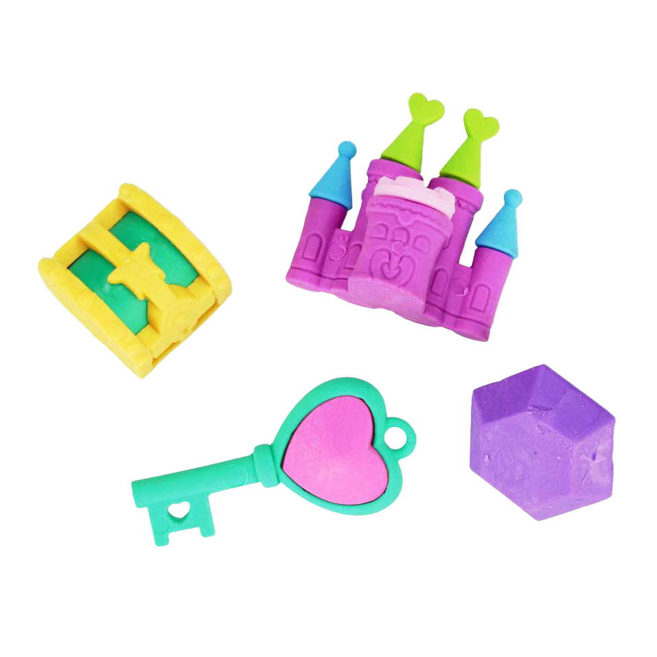 Puzzle 3D Princesse en gomme, 4 pièces.