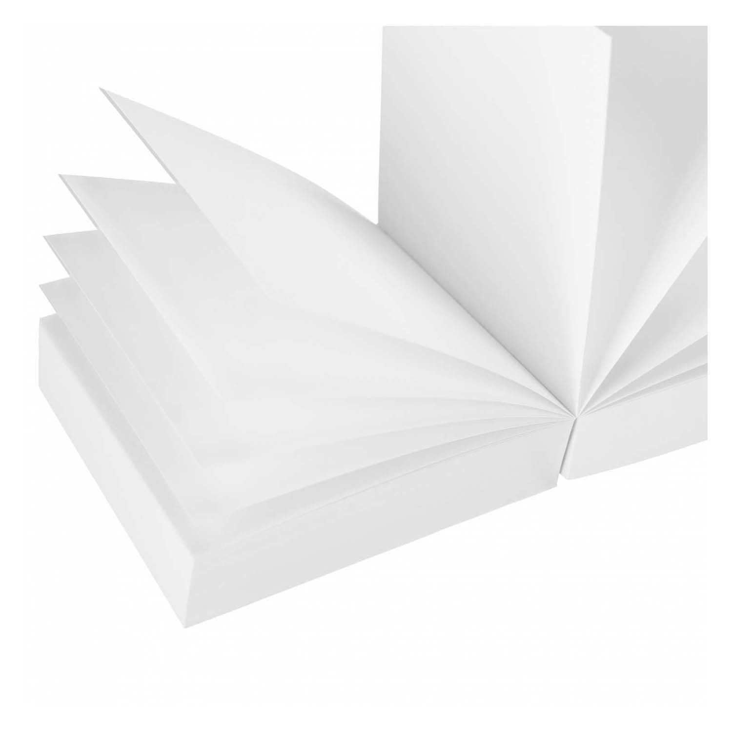 Notes autocollantes blanches 85 x 85 mm