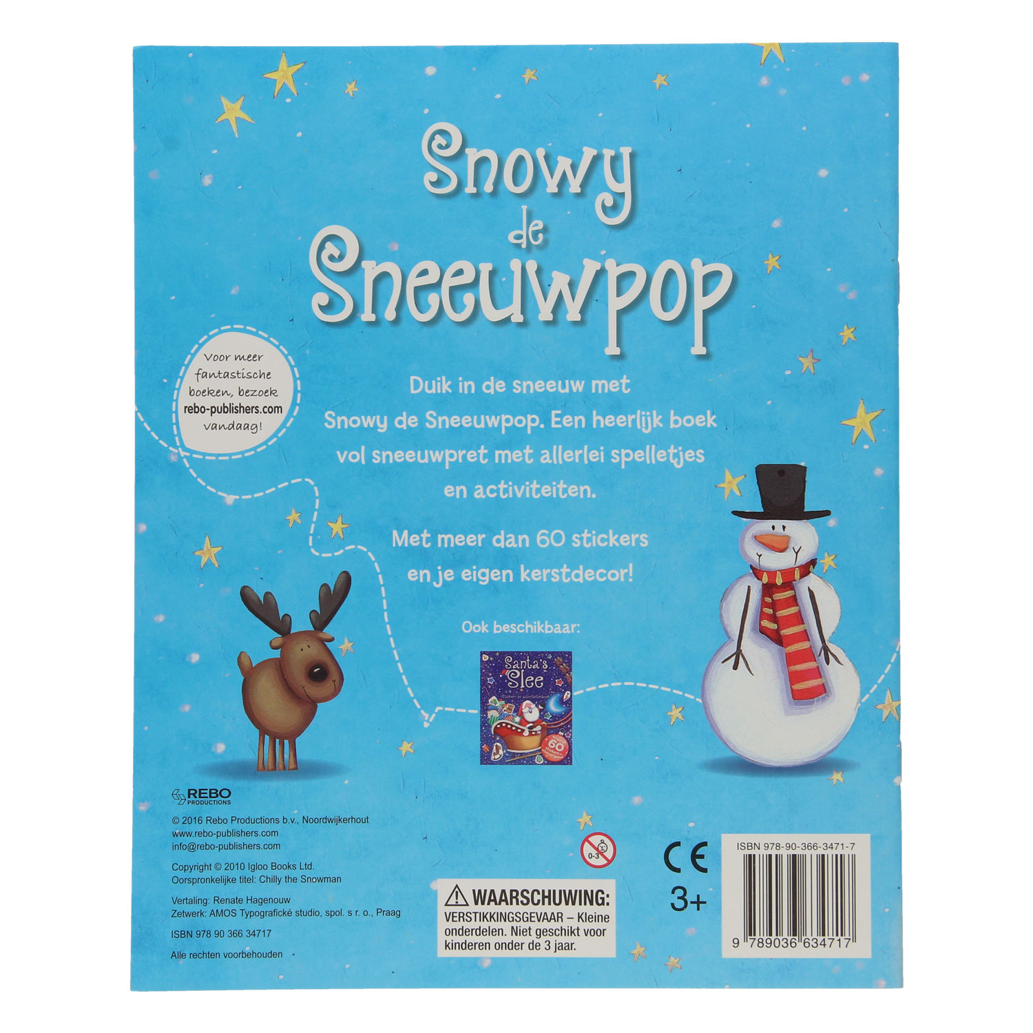Snowy de Sneeuwpop Sticker- en Activiteitenboek