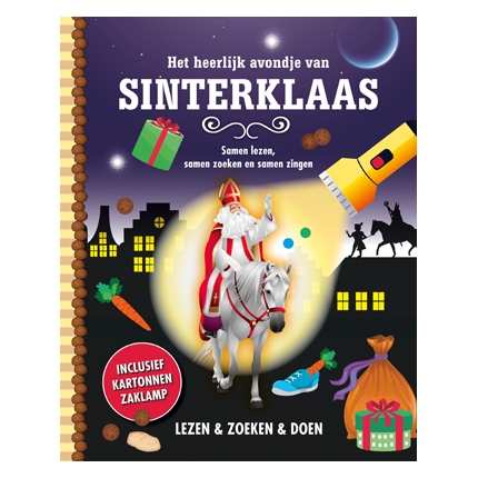 Het heerlijke avondje van Sinterklaas + kartonnen zaklamp