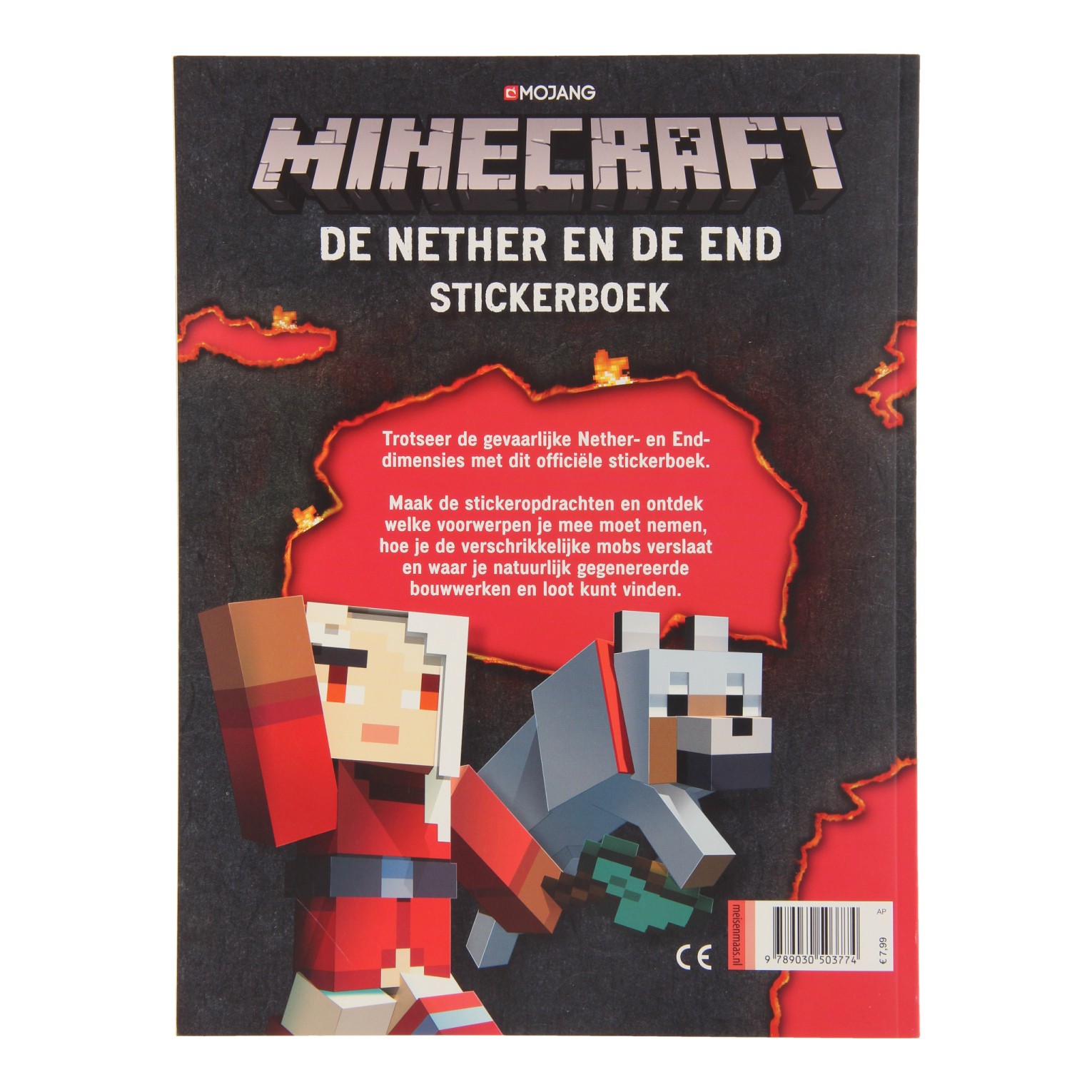 Minecraft de Nether & de end Stickerboek