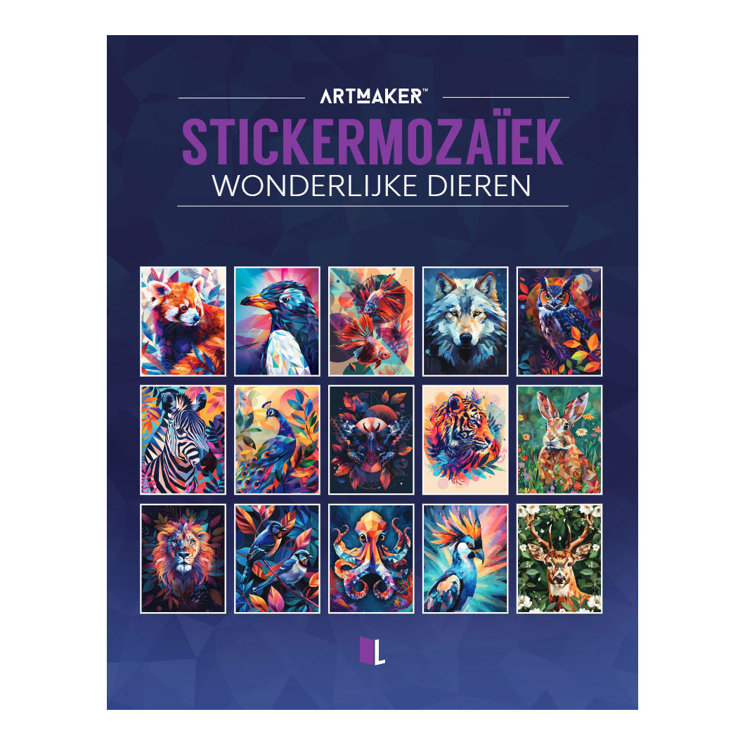 Stickermozaiek - Wonderlijke dieren