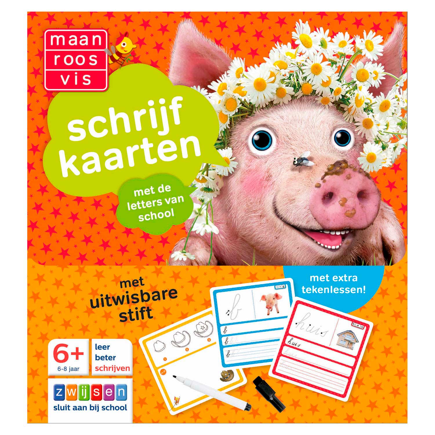 middag morfine Ja Maan Roos Vis - Schrijfkaarten 6-8 jaar online ... | Lobbes Speelgoed