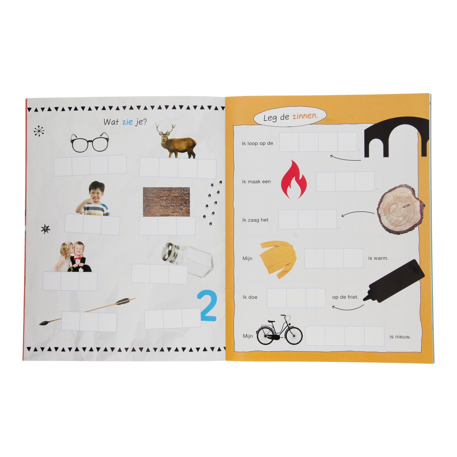 Maan Roos Vis Letter-Stickerboek