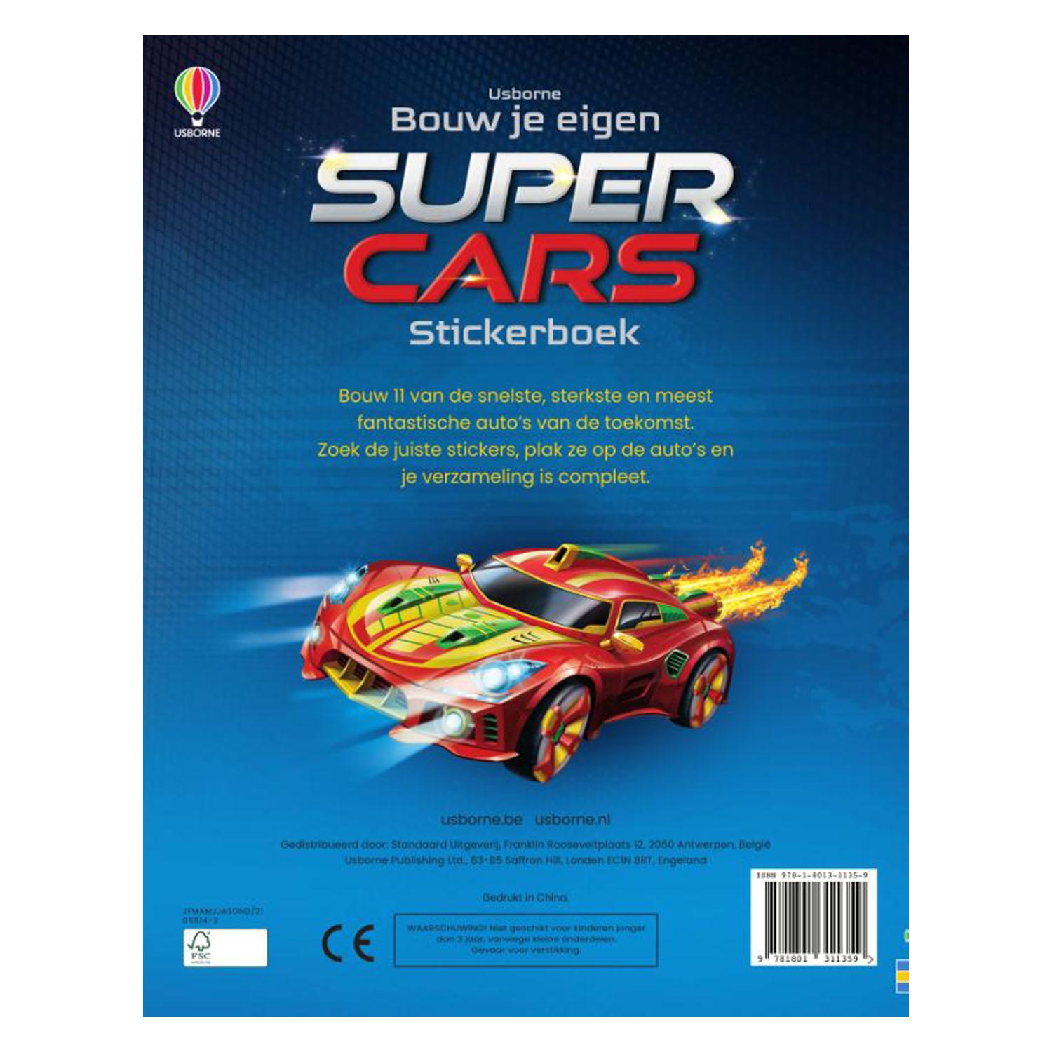 Bouw je eigen Super Cars Stickerboek