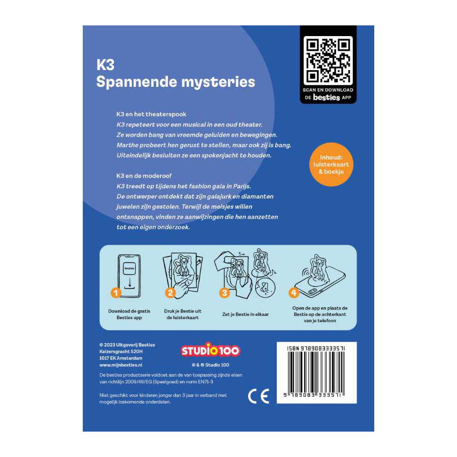 K3 Spannende Mysteries Luisterverhaal