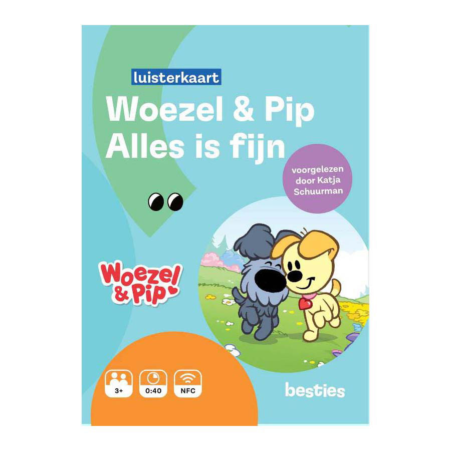 Woezel en Pip Everything is Fine Listening-Karte