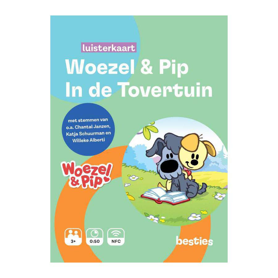 Woezel en Pip in der Magic Garden-Hörkarte