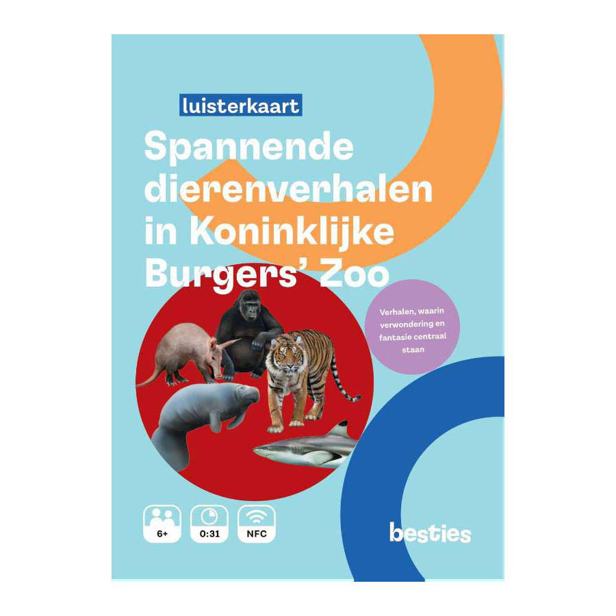 Spannende Dierenverhalen in Koninklijke Burgers'Zoo Luisterkaart