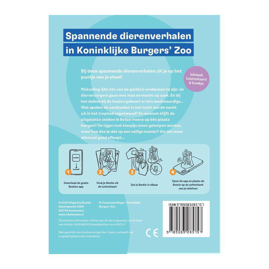 Histoires d'animaux passionnantes dans la carte d'écoute du zoo de Royal Burgers