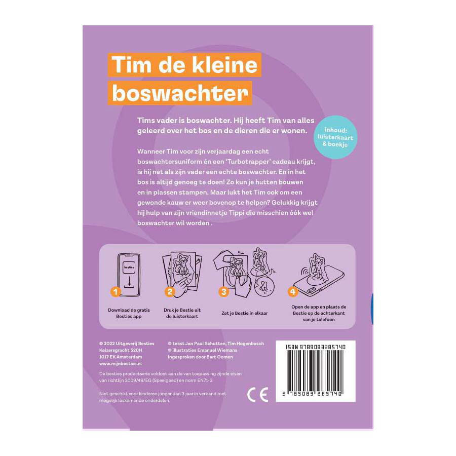 Tim de Kleine Boswachter Luisterkaart