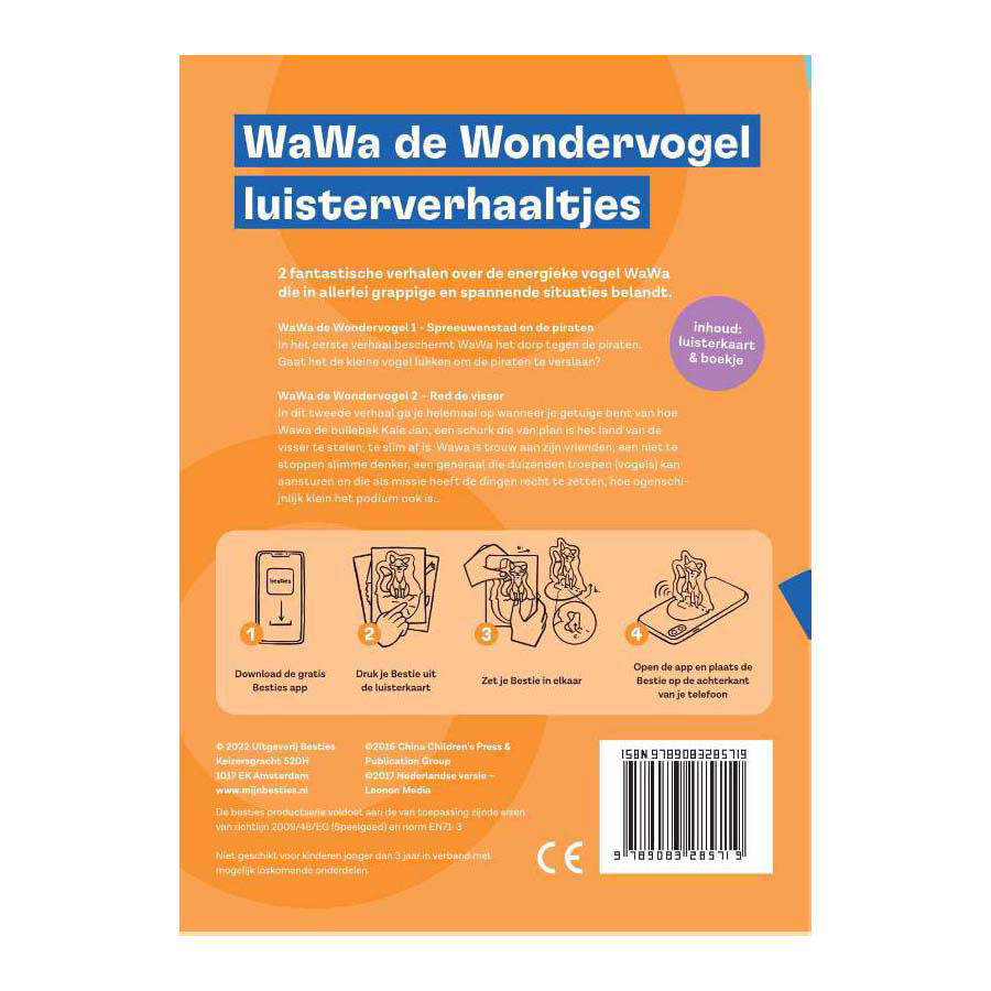 WaWa de Wondervogel Luisterkaart