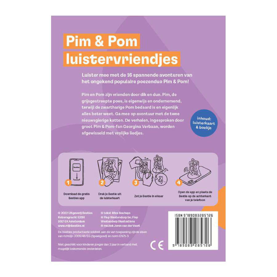 Luistervriendjes Pim & Pomp Luisterkaartjes