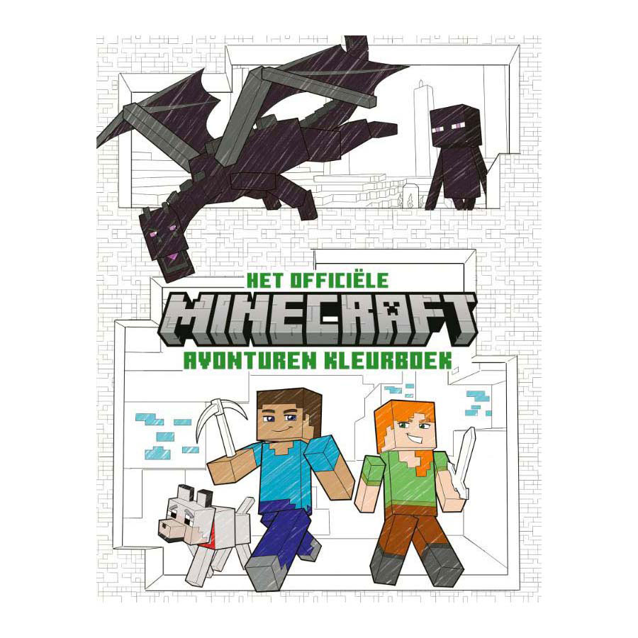 Le livre de coloriage officiel des aventures Minecraft