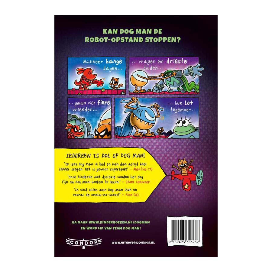 Dog Man 12 - Dog Man : Sauveur en rouge Livre pour enfants