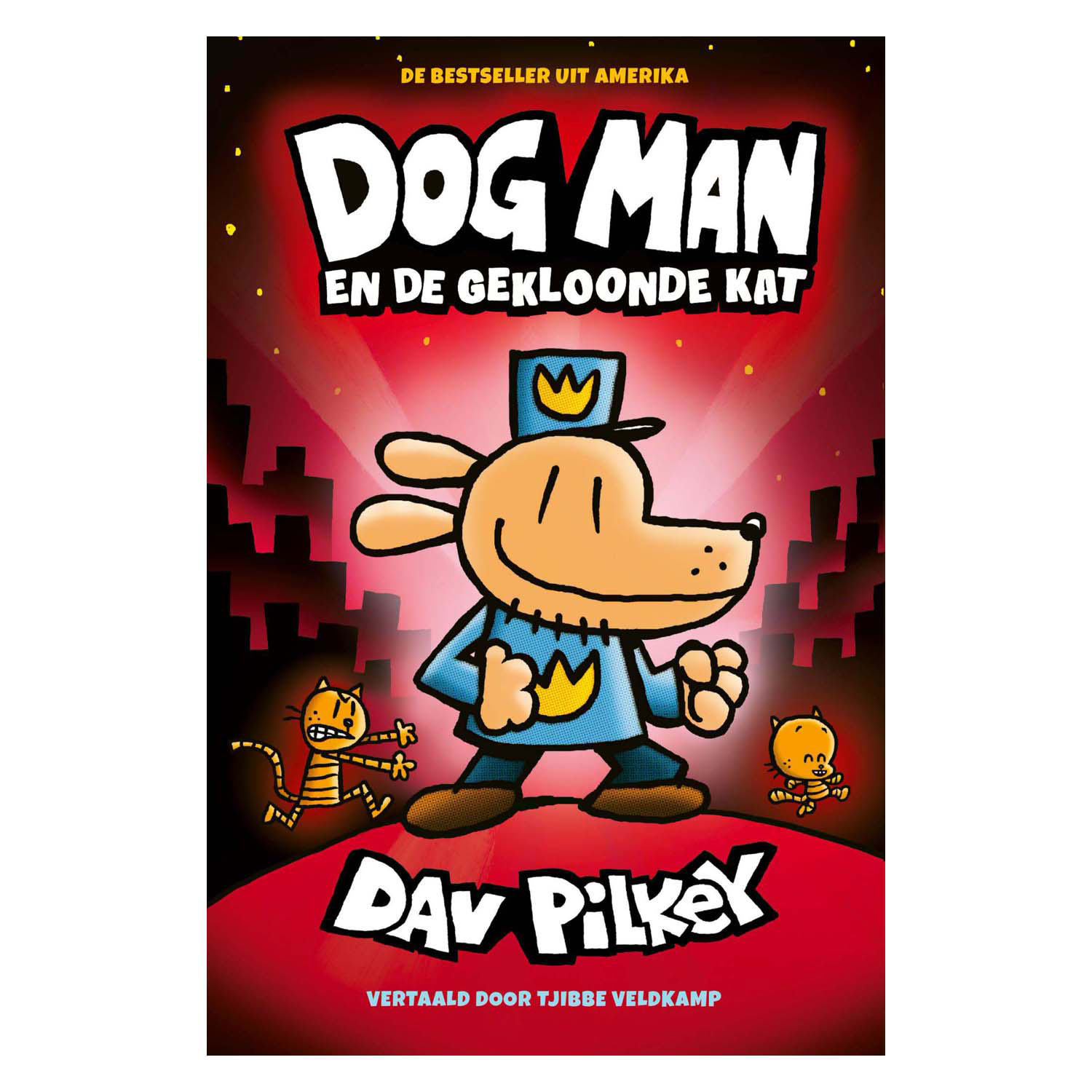 Dog Man en de Gekloonde Kat Kinderboek