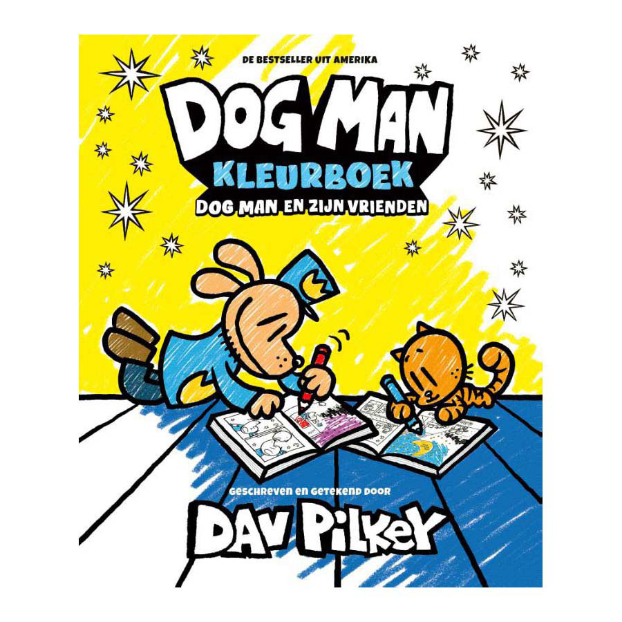 Dog Man Kleurboek Kleurboek