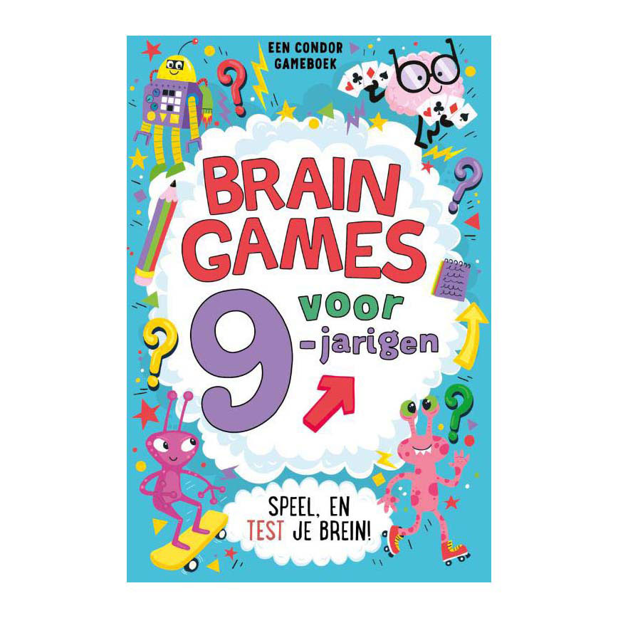 Braingames voor 9-jarigen Spelletjesboek