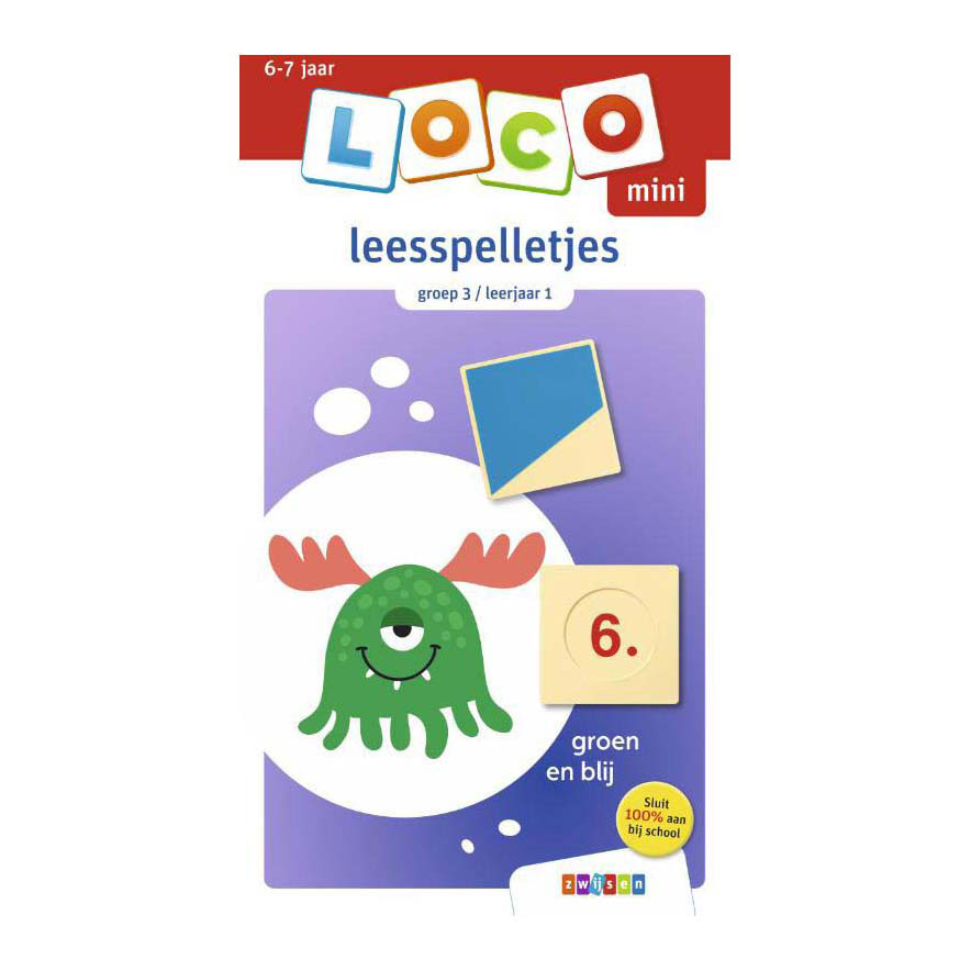 Oefenboekje Loco Mini Leesspelletjes Groep 3/Leerjaar 1