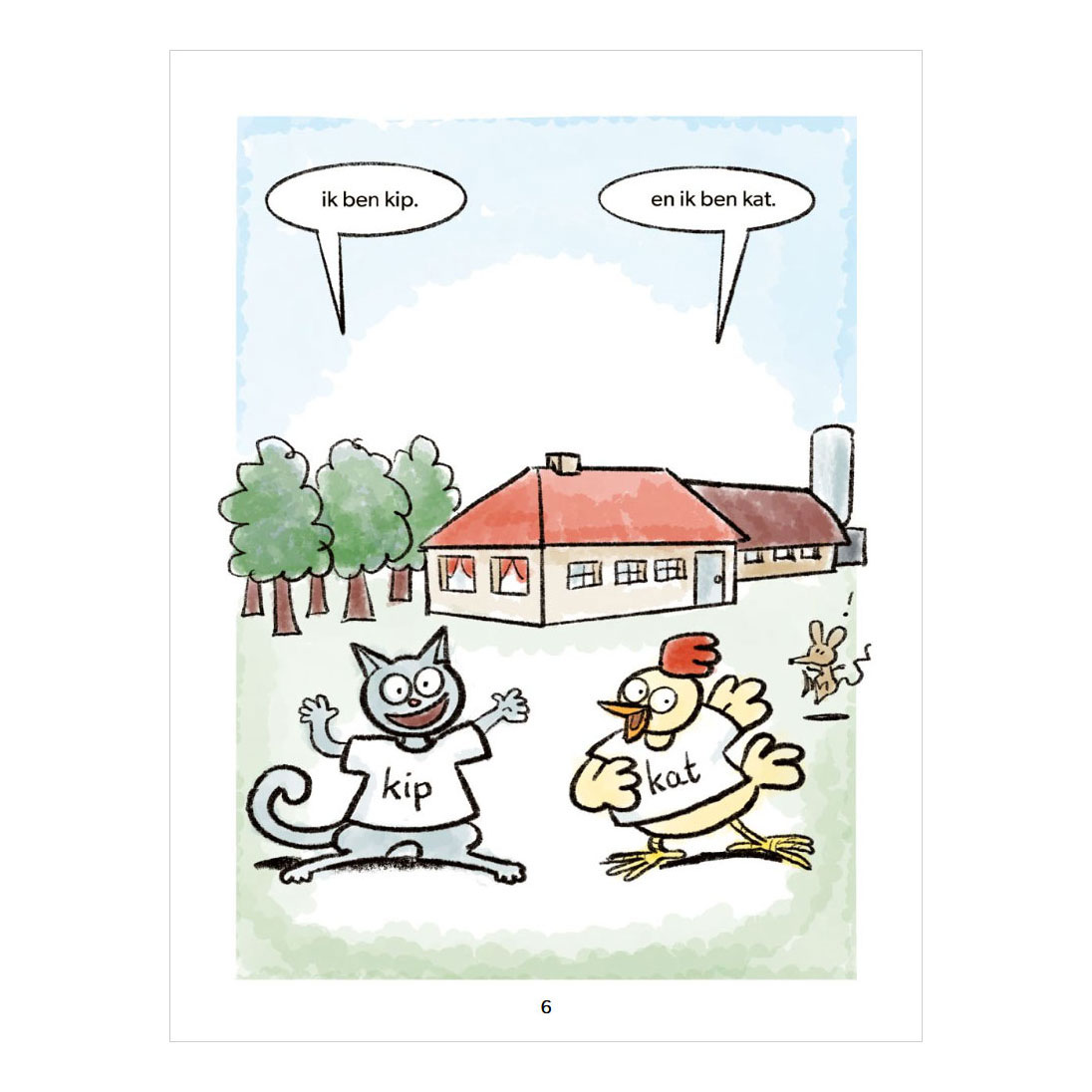 kip en kat - AVI M3 Stripboek