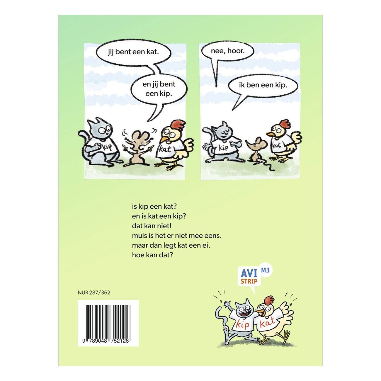 kip en kat - AVI M3 Stripboek