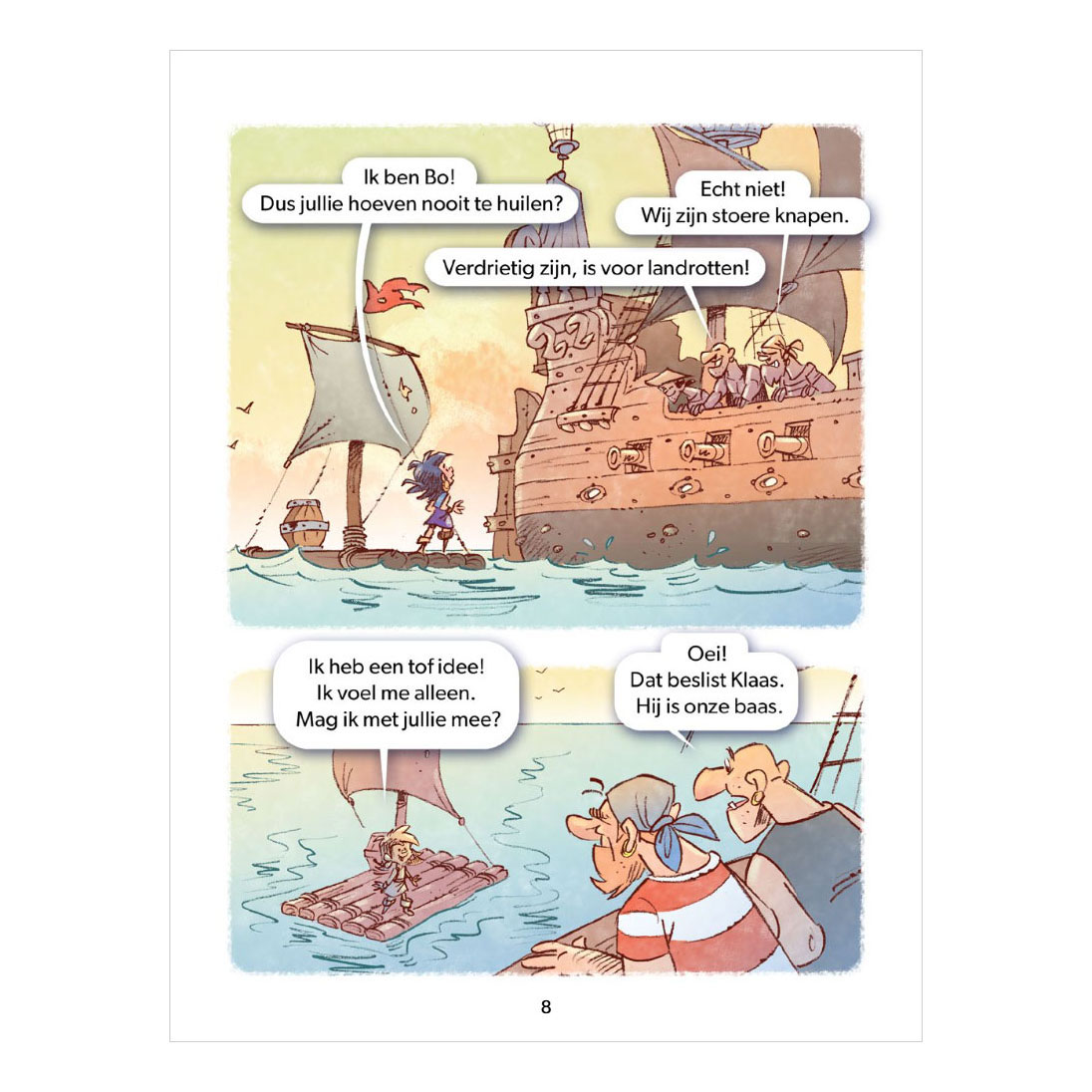 Piraat Bo - AVI M4 Stripboek
