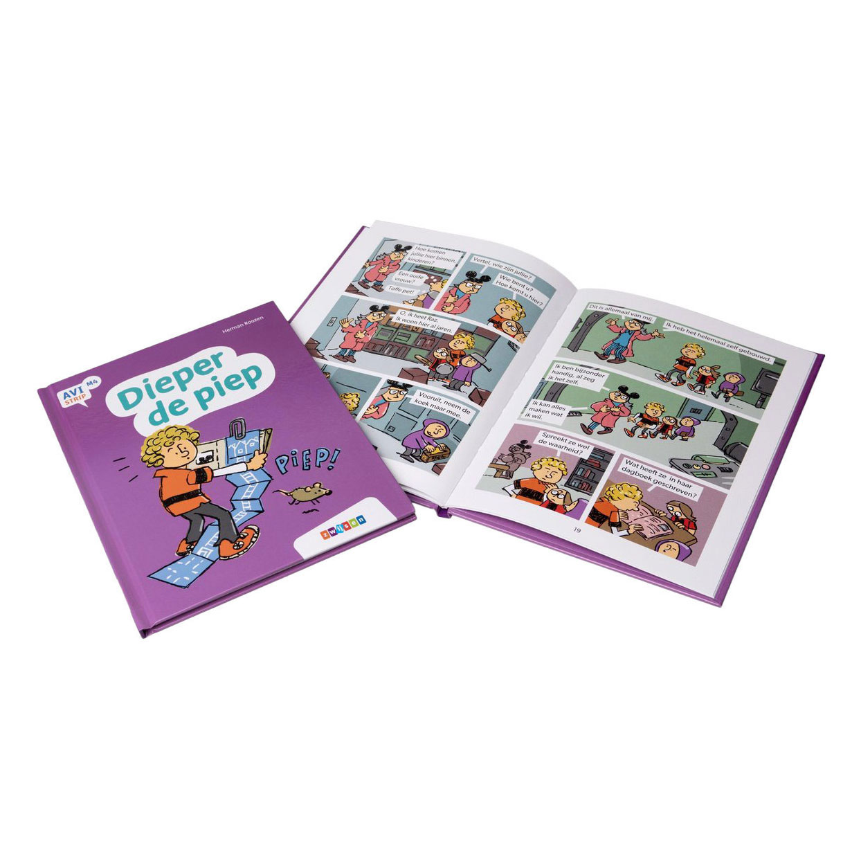 Dieper de piep - AVI M4 Stripboek