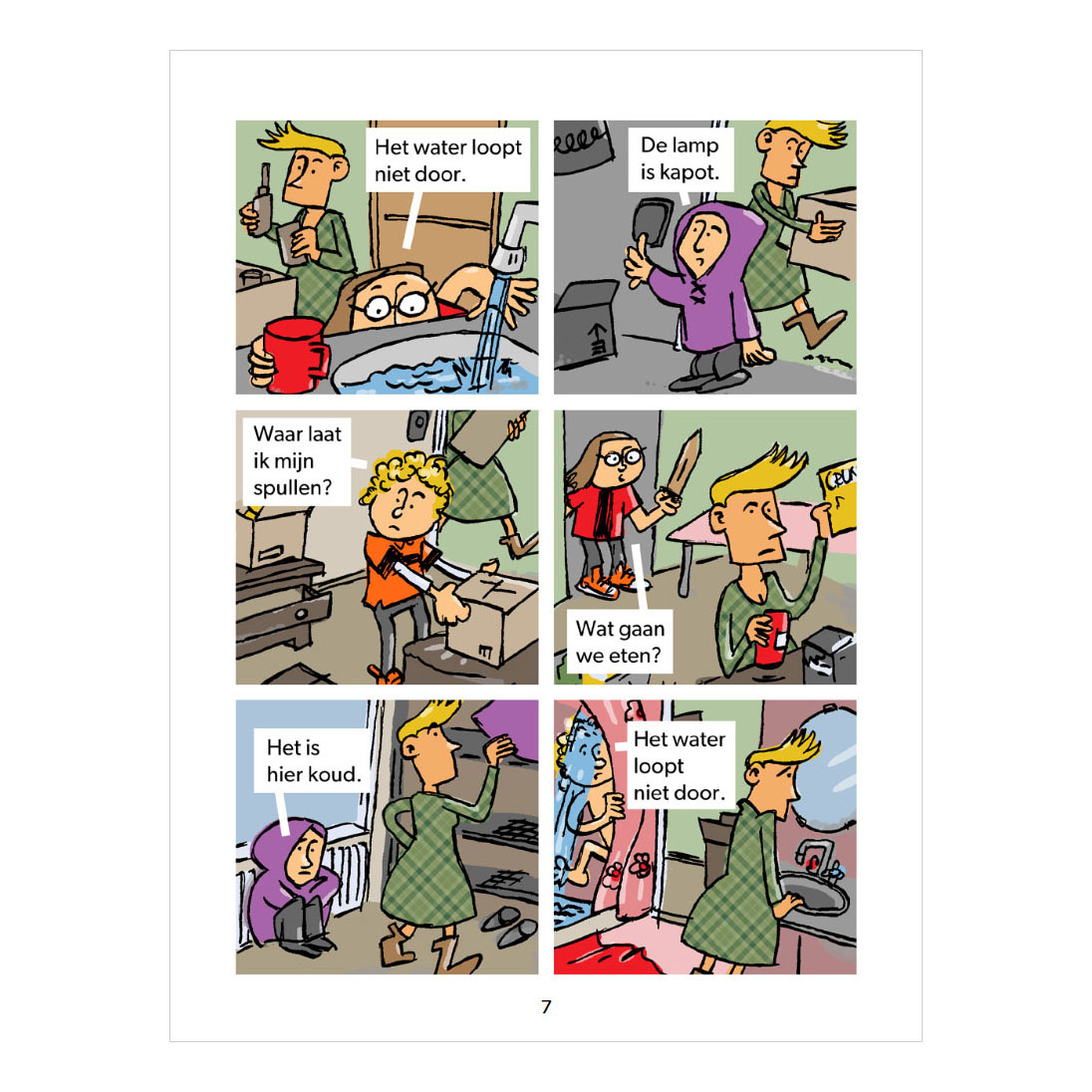 Dieper de piep - AVI M4 Stripboek