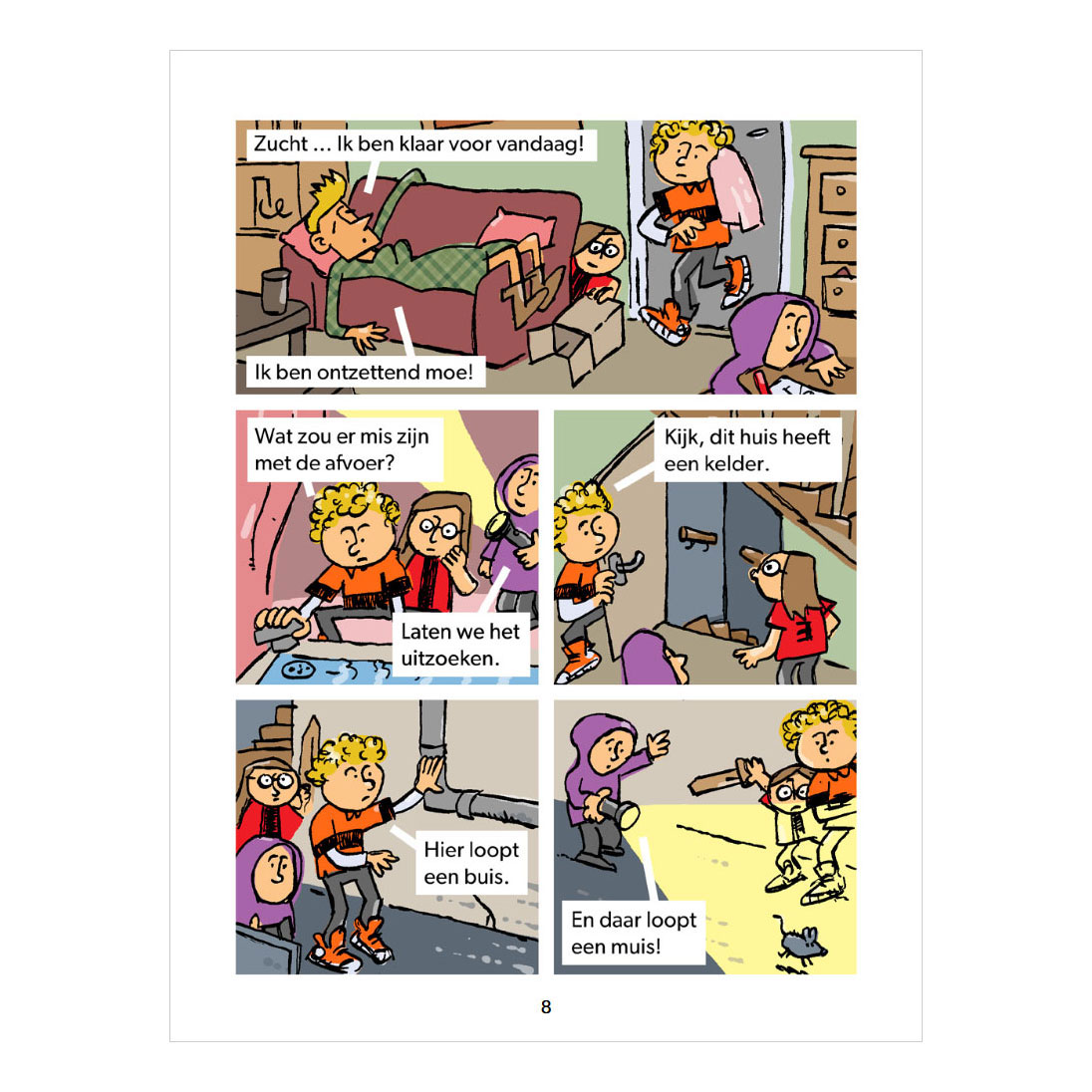 Dieper de piep - AVI M4 Stripboek